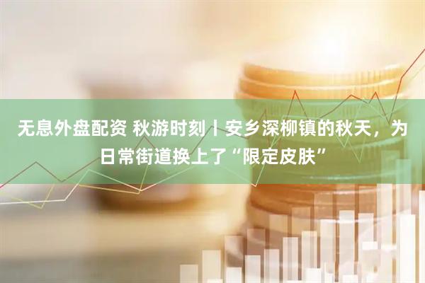 无息外盘配资 秋游时刻丨安乡深柳镇的秋天，为日常街道换上了“限定皮肤”