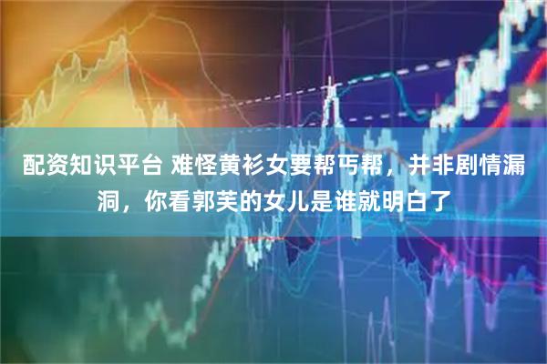 配资知识平台 难怪黄衫女要帮丐帮，并非剧情漏洞，你看郭芙的女儿是谁就明白了